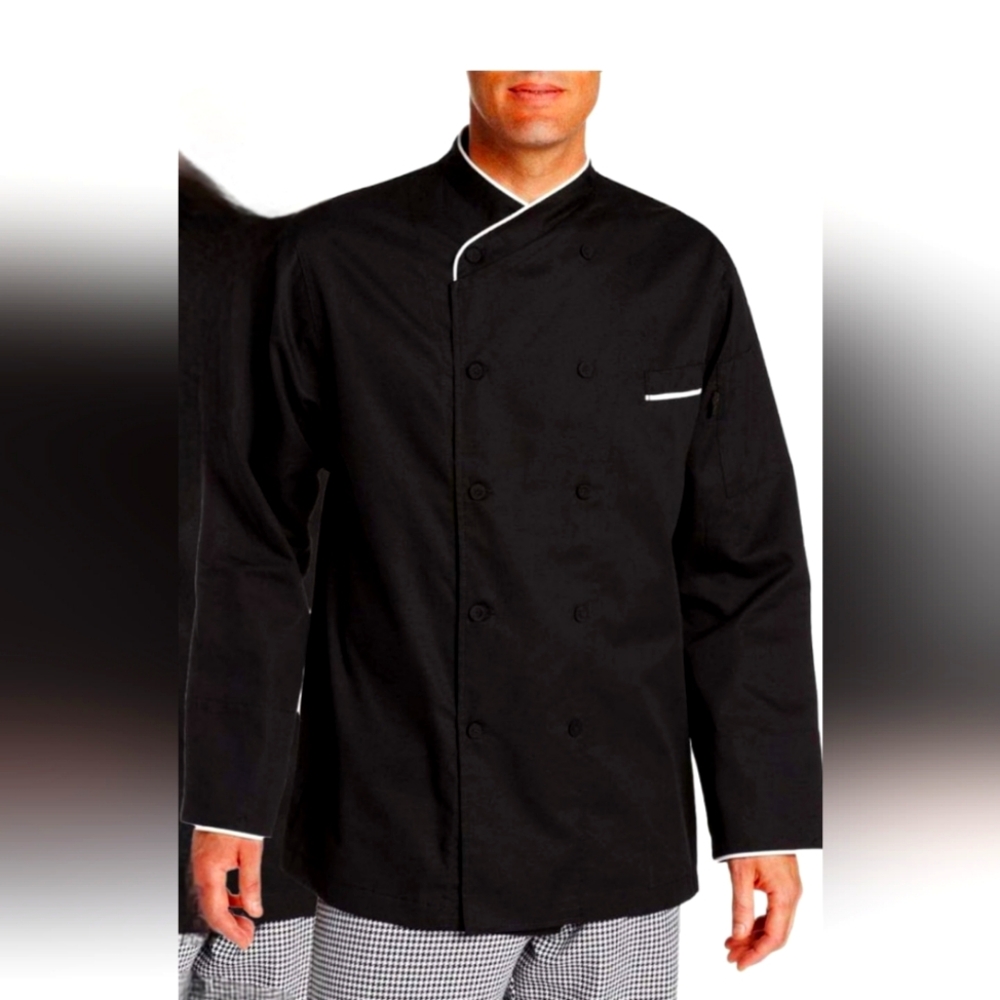 NWPT CHEF CODE Unisex Premium Executive Chef Long Sleeve Coat. Never Worn.